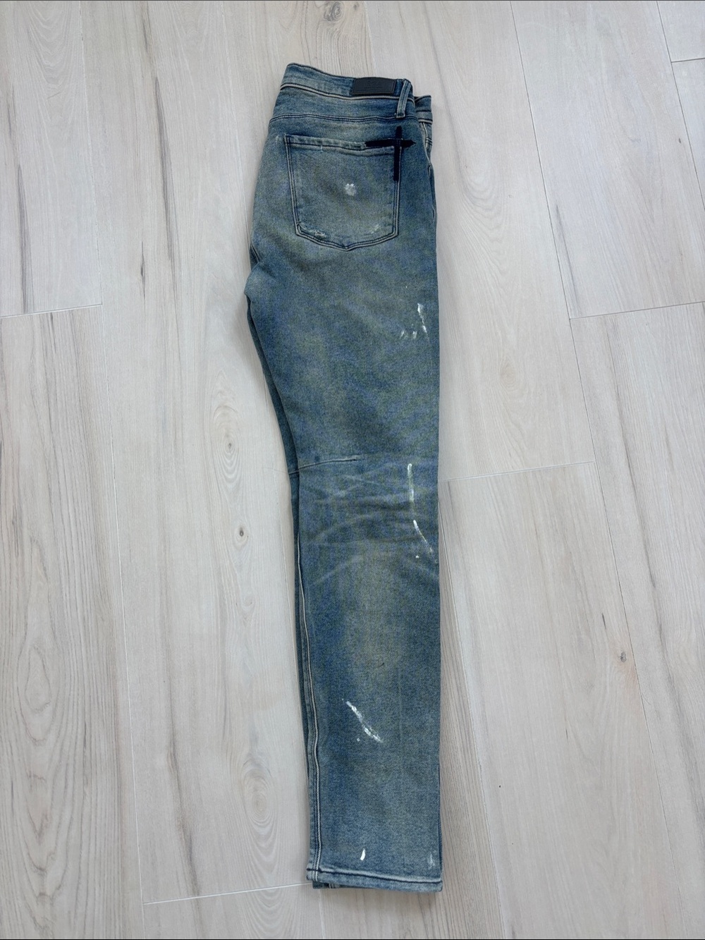 RtA Women's Slim Fit Distressed Blue Jeans